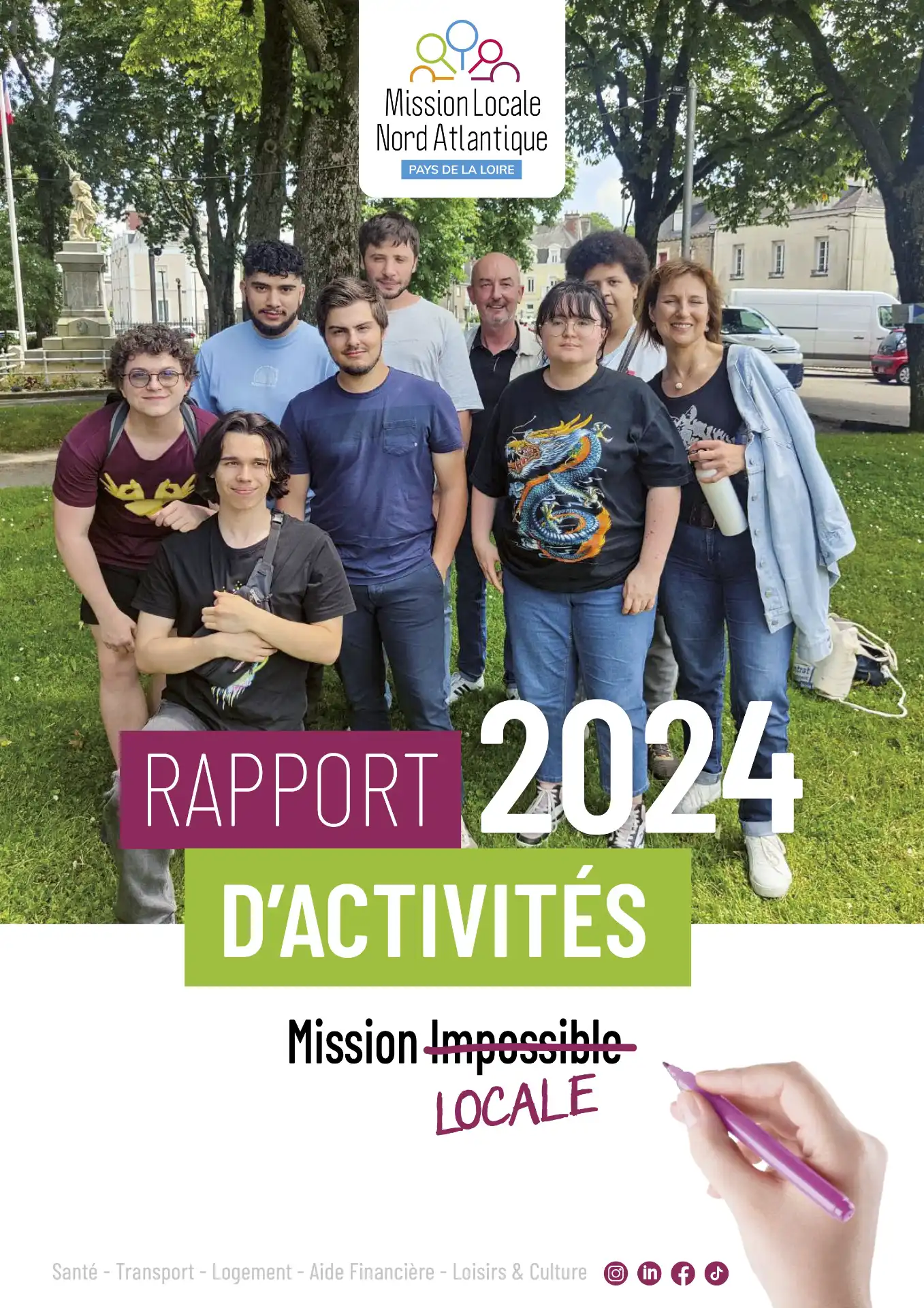 Rapport d'activité 2024 - Mission Locale Nord Atlantique Pays de la Loire